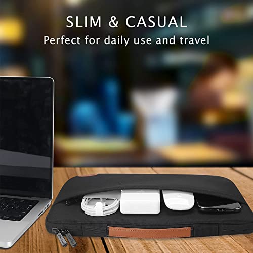 Procase Macbook Pro 14 Inch Case 2021 Release A2442 With M1 Pro/Max Chip Bundle With 14 Inch Laptop Sleeve Case Protective Bag #TOP7