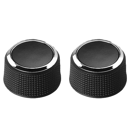 Saitedudu 2 Sets of Rear Audio Volume Control Knob Compatible with 2007-2013 Buick Enclave Cadillac Escalade Chevy Suburban GM Tahoe Traverse Silverado Sierra Yukon Replaces 2291-2547 Tune Button