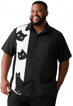 Amazon.com: Big and Tall Shirts for Men Causal Button up Shirts