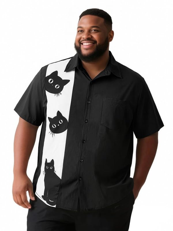 Amazon.com: Big and Tall Shirts for Men Causal Button up Shirts