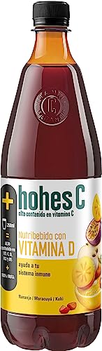 Zumo de frutas con vitamina d Hohes c botella 1 l (Paquete de 6)