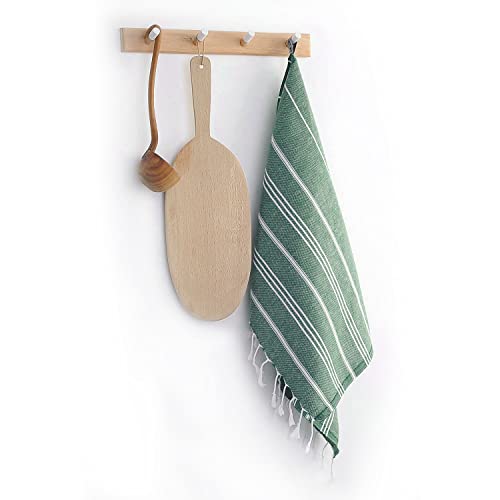 Cacala PES-PESKIR-ARMYGREEN 100% Turkish Cotton Kitchen Tea Towels, Highly Absorbent Luxury Soft Quick Drying Dish Towel thumb #2