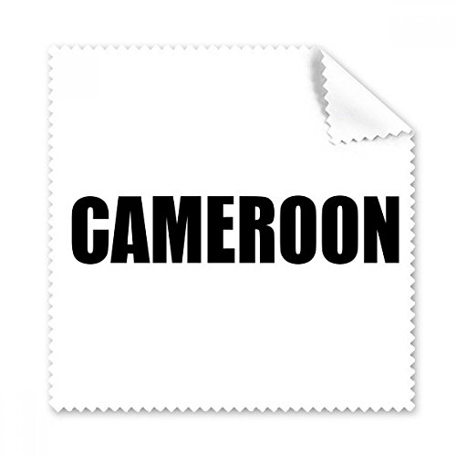 Tissu nettoyage Cameroun noir anti-traces pour verres de lunettes et smartphone