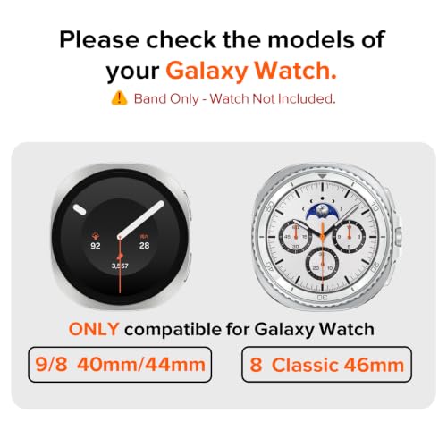 KADES Rugged FKM Sport Band for Galaxy Watch 9/8 & 8 Classic - image 2