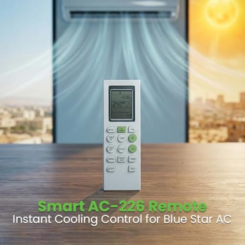 Image of Electronic Spices AC Remote | Compatible with Blue Star AC (Model AC-226) with AAA Batteries