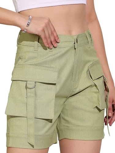 Image of Dolce Crudo Above Knee Denim Shorts for Women