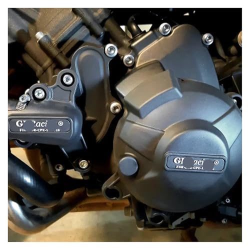 Protector cárter MT09 que reduce daños mecánicos en caídas laterales de tu Tracer 900 7
