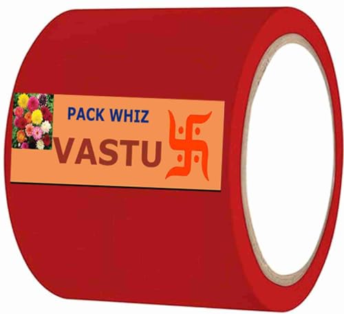 Image of Vastu Color Floor Tapes, Vastu Dosh Remedy /Vastu Correction for WC Toilet and Entrance (4Inch Wide, 25 Meter Length Approx) Red, Yellow, Green, Blue and White-Set of 5