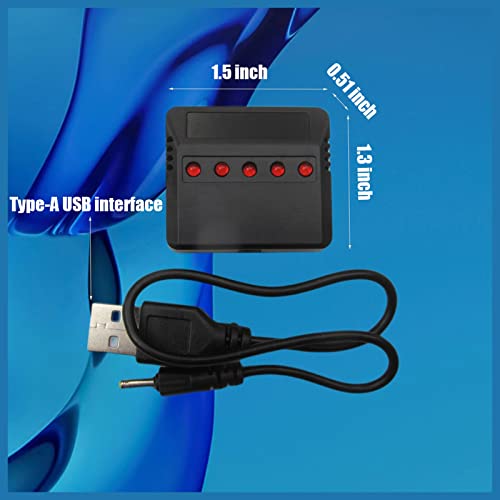 5Pcs 800Mah Lithium Battery And Battery Charger For Syma X5C X5C-1 X5 X5Sw X5Sc V930 Fq36 Cw4 Ss40 S5C S5W Rc Quadcopter Battery #TOP5