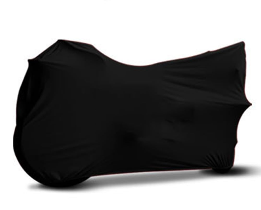 Funda Moto Interior para BMW Rnine T per R Nine T, Cubiertas de Tela elástica for Motocicleta de Interior Protector UV Cubierta a Prueba de Polvo,A Black-No Velvet