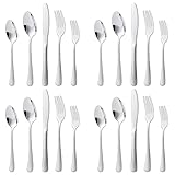 Photo Gallery kitchenboss set posate acciaio inox: 4 persone set di posate con coltello, cucchiaio, forchetta, 20 pezzi in argento e lavabili in lavastoviglie Photo Gallery kitchenboss set posate acciaio inox: 4 persone set di posate con coltello, cucchiaio, forchetta, 20 pezzi in argento e lavabili in lavastoviglie