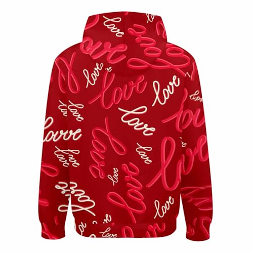 Sudaderas de hombre para feminista con capucha m estilo san valentin 5