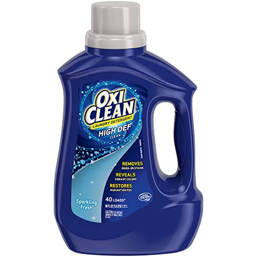 OxiClean High Def Sparkling Fresh Liquid Laundry Detergent, 60 oz