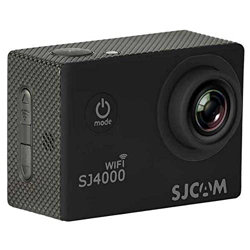SJCam SJ4000 - Videocámara Deportiva (Full HD, 2'' LCD, Sumergible 30m) Color Negro