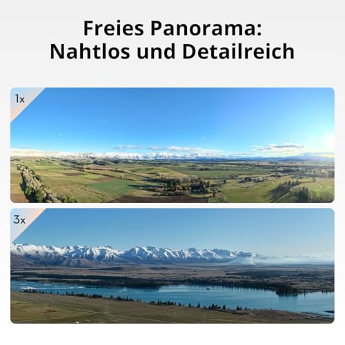 DJI Air 3S Fly More Combo (RC 2 Fernsteuerung mit Bildschirm), Drohne mit 1" CMOS Weitwinkel- & mittlerer Telekamera für Erwachsene, 4K/60fps, omnidirektionale Erkennung & 3 Akkus für längere Flugzeit – Bild 5