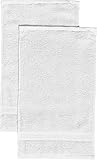 REDBEST Gästetuch 2er-Pack Chicago weiß Größe 30x50 cm - saugstark, strapazierfähig, ideal für...