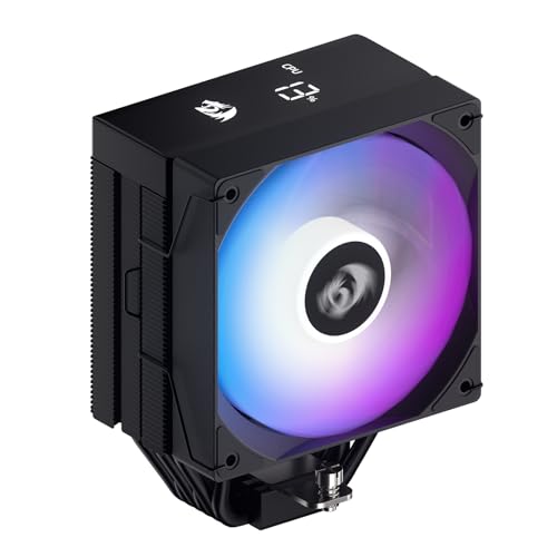Refroidisseur de processeur Redragon CC2312 avec écran numérique et ventilateur PWM 120mm