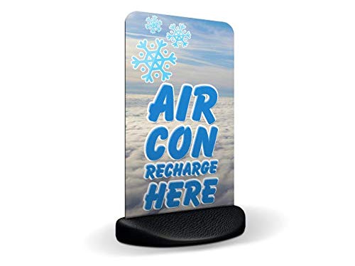Aircon Recharge Ecoflextra Pavement Sign MEGA Listing Outdoor Street Advertising Display…