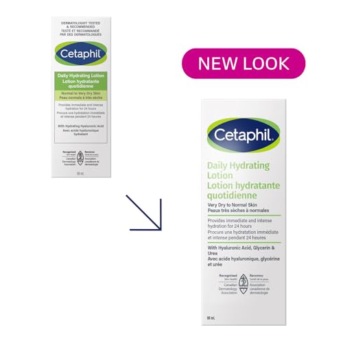 Cetaphil Daily Hydrating Lotion with Hyaluronic Acid - 24Hr Hydration - Fragrance-Free, Paraben-Free - For Dry and Sensitive Skin, 88ml - Image 4