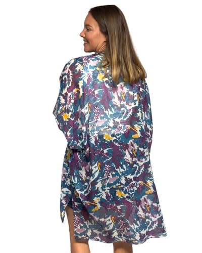 Image of Humble Hilo Womens Kimono Cardigan Sleeveless Lightweight Cover Up Casual & Flowy, 2 Sizes