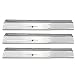 Uniflasy Universal Adjustable Stainless Steel Heat Plate Shield, Heat Tent, Flavorizer Bar, Burner Cover, Flame Tamer for Brinkmann, Charbroil, Nexgrill and Others, Extend from 11.75" to 21", 3PK