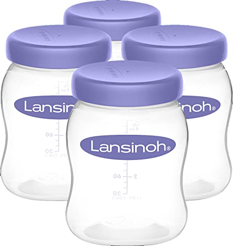 Verschlussdeckel für Lansinoh Flaschen, 4 Stück