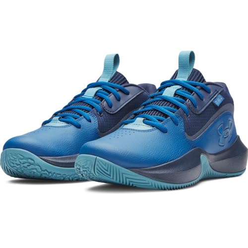 Under Armour UA Lockdown 7 - Varsity Blue/Academy/Metallic Gravel - 12, Varsity Blue Academy - Ghiaia Metallica, 47.5 EU
