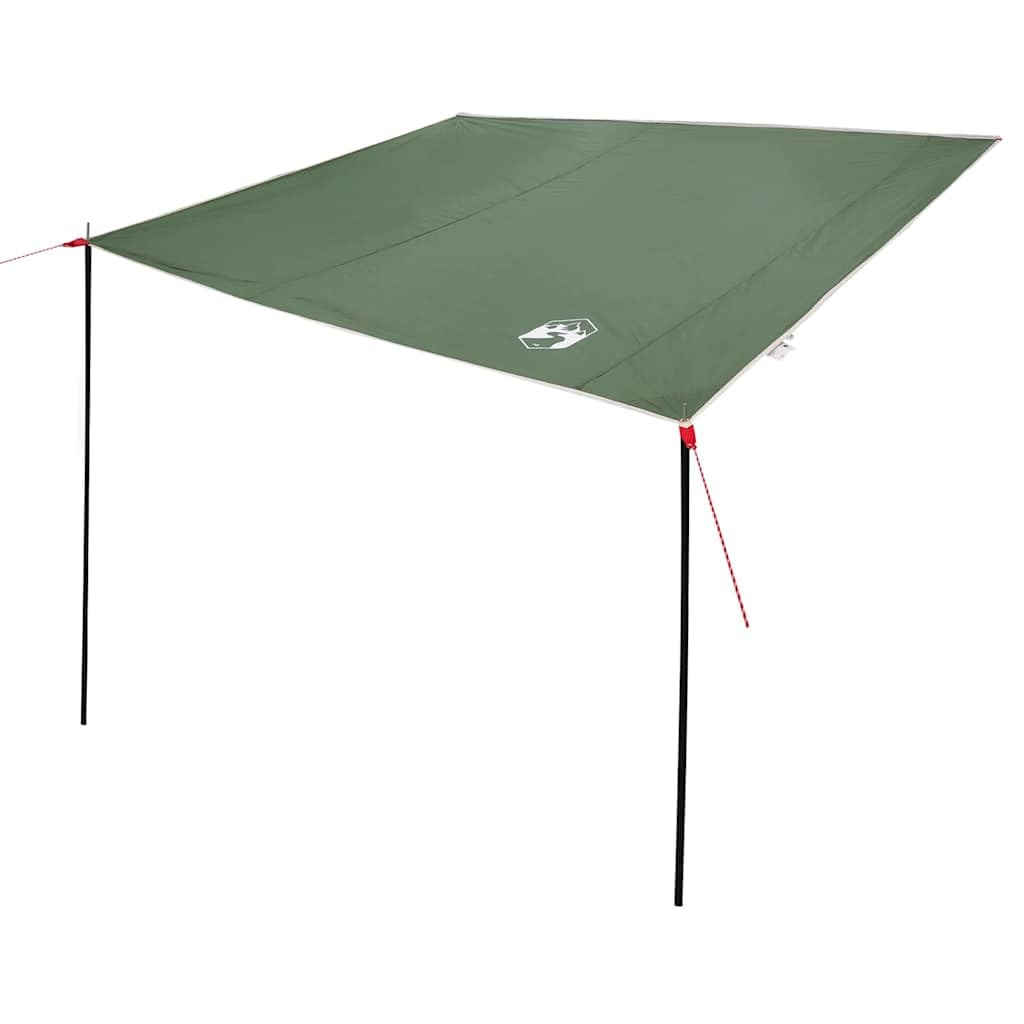 Camping Bâche, Bâche Anti-Pluie Rain Tarp Bivouac Toile de Tente Abri de Randonnée Imperméable avec Toit 240x460 cm