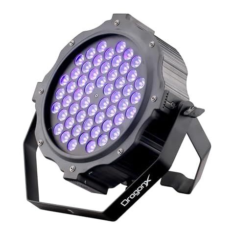 DragonX 180W LED UV Professional Strobe Black Lights Cover