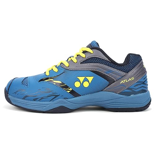 YONEX ATLAS Badminton Shoes |Non Marking | Ideal for Badminton,Squash,Table Tennis,Volleyball | Non-Marking Sole |TRU Cushion |Durable Skin Light|Synchro-Fit Insole|Toe Assist Shape|Hexa Grip |Light Weight|