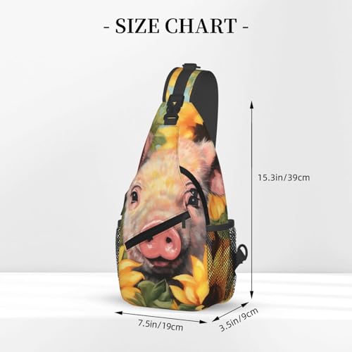 Bolso cruzado Smiling Cross para hombres y mujeres miniatura 3