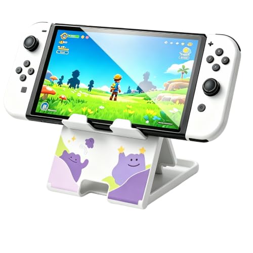 Switch 2 �X�^���h ���@��Ή� Switch OLED Lite iPhone iPad Android 4�`13�C���`�Ή� �܂肽���ݎ� �p�x���� ����~�� �R���p�N�g ���z���_�[ ���킢���f�U�C�� �����^�ѕ֗� �q���ւ̃v���[���g�ɂ�