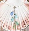 EcoSeaCo Avalon Pendant in Seaside on a 16" Sterling Silver Cable Chain, Handmade Cultured Sea Glass Necklace #5