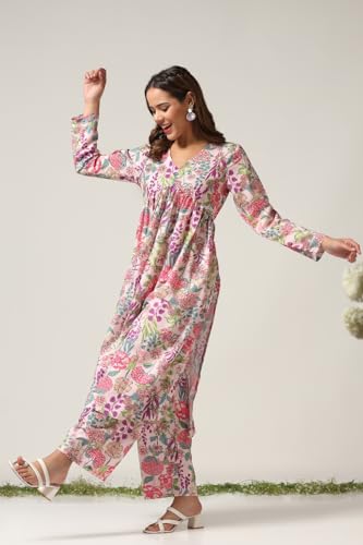 Leriya Fashion Rayon Alia Cut Kurta Set for Women