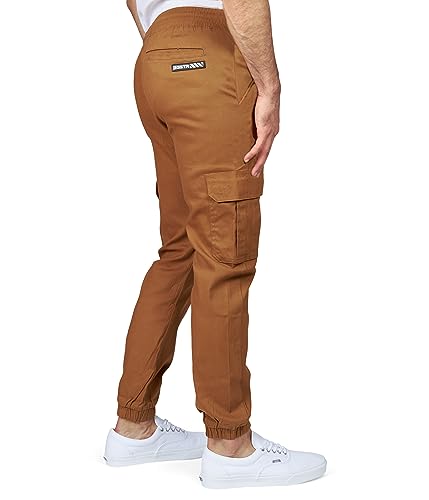 RGSTR Cargo Jogger Pants for Men - Relaxed Fit Twill Joggers with Elastic Waistband and Stretch Fabric - Casual Wear3