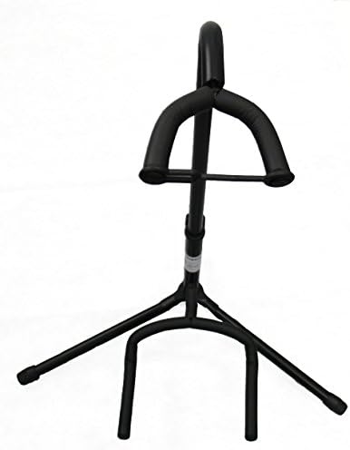 Huamost Adjustable Black Tripod Guitar Stand, Single Stand