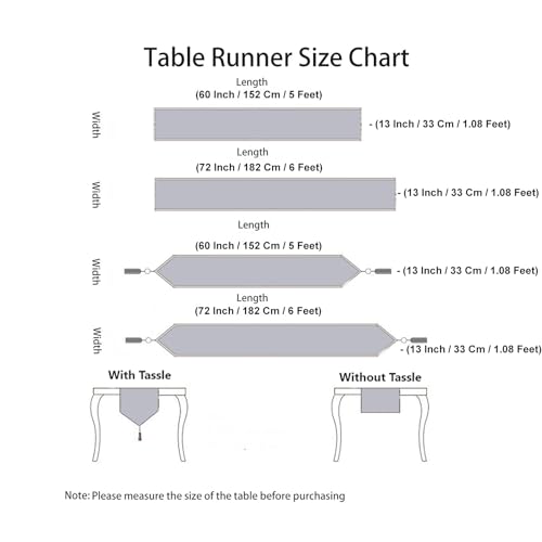 STITCHNEST Ikat Yellow Grey Digital Printed 6 Seater Table Runner and Bed Runner, 13 x 72 Inches