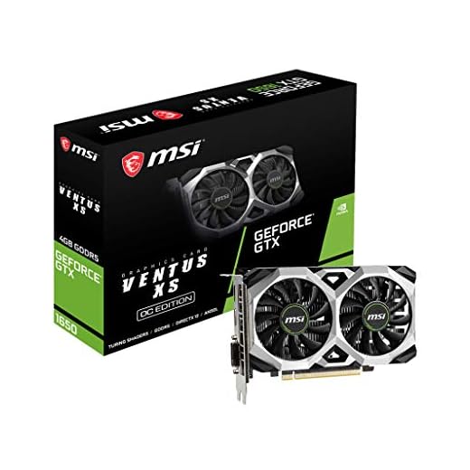 GPU NV GTX1650 4GB GDDR5 VENTUS XS OC MSI 912-V809-3060