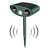 solar hunde- und katzenabwehr 【IP44 Wasserdicht & Wetterfest】Der Ultraschall Tiervertreiber mit wasserdichtem IP44-Design ermöglicht den Betrieb an regnerischen Tagen. Es kann bei jedem Wetter weggelassen werden, Sie müssen sich keine Sorgen machen, es funktioniert nicht an Regentagen. Perfekt für Garten, Innenhof, Bauernhof.