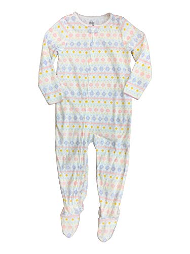 Pyjama footie Carter's fille blanc fermeture éclair éclair pour change rapide