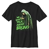 Boy's Encanto We Don't Talk About Bruno T-Shirt - Black - Large