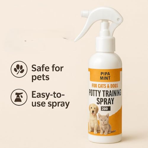 Image of Potty Training Spray for Puppy - 200ml Dog Potty Spray | Pee Spray for Dogs & Cats | Potty Spray for Dog Training | Pet Potty Training Spray | Dog Poop Spray for Training (Pack of 1)