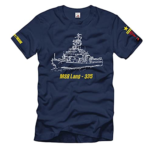 T-shirt MSR-Lang 335 bleu foncé taille L pour homme