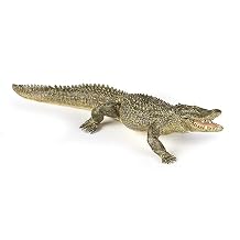 Papo - Realistic Alligator Figure - Ages 3+ Wild Life Collection - Educational Play Swamp Reptiles - Gift Idea Toy for Girls and Boys - 7.5 in