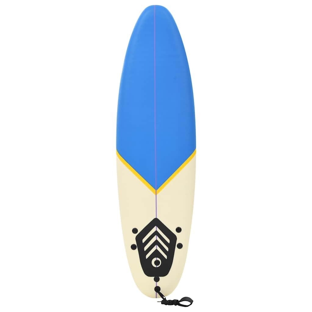 Planche de Surf 170 cm Bleu et crème,Planches de Surf,91687
