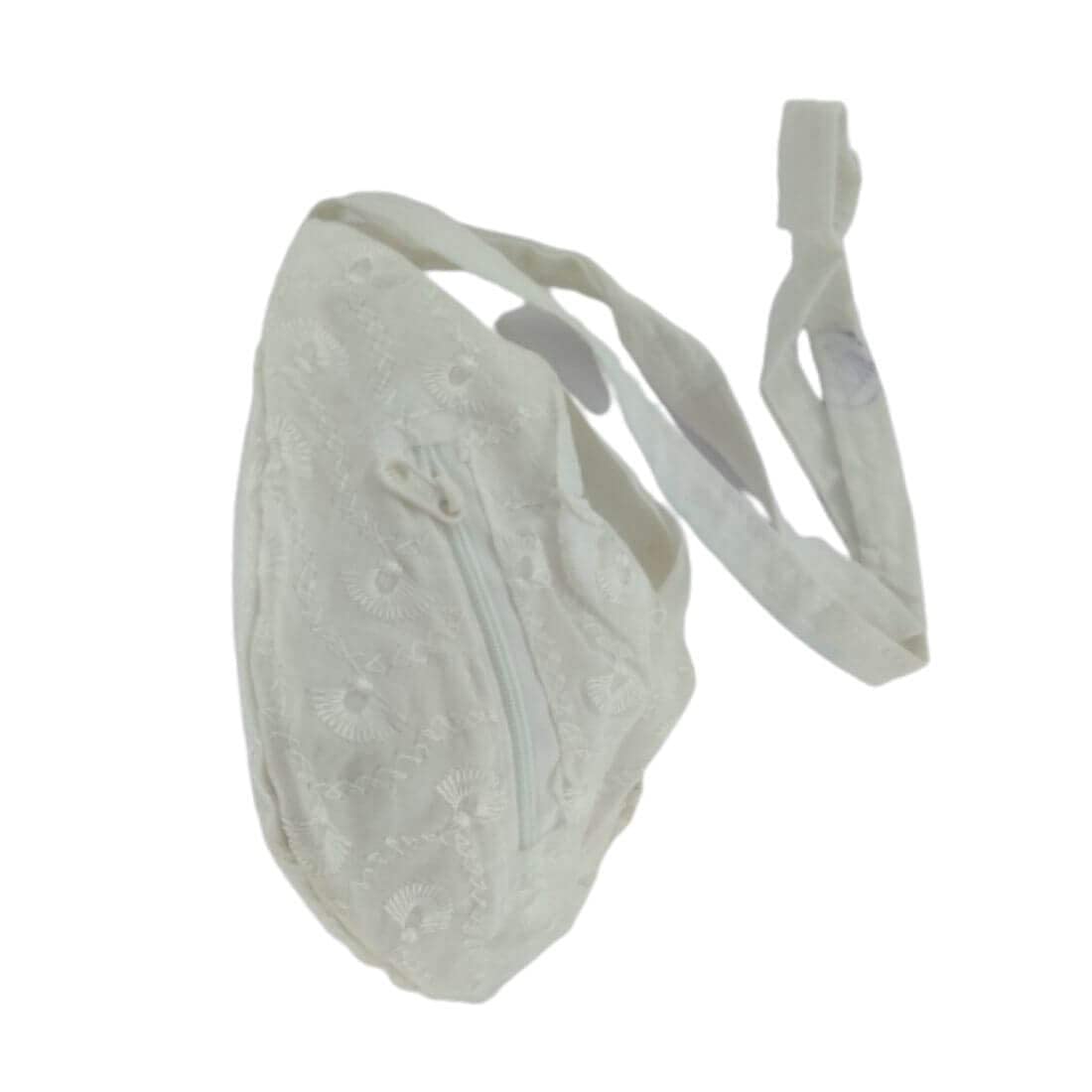 Sac Chanting Blanc Aashita Creations pour protéger vos malas sacrés