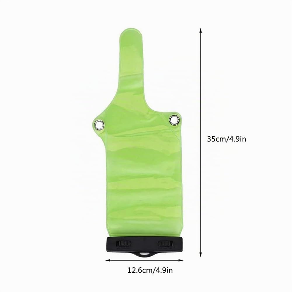 Sarini Lot de 5 étuis étanches pour Radio bidirectionnelle, étui de Protection pour Talkie-walkie Motorola Kenwood Midland UV-3R UV-5R PX-888, pour Une Utilisation en extérieur (Vert)