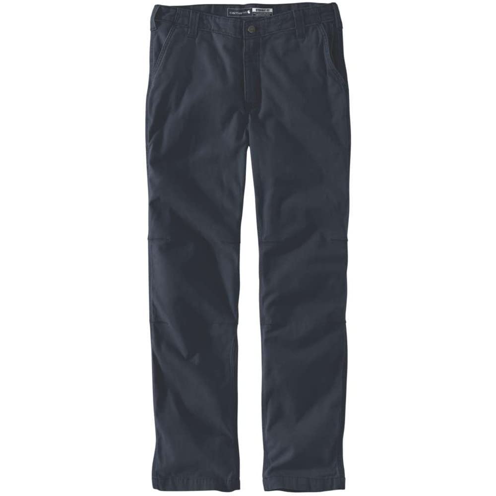 Carhartt Rugged Flex Straight Fit Canvas 5-Pocket Tapered Work Trousers Men Blue W38/L32