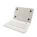 Produktbild Hülle inkl. Deutscher QWERTZ Tastatur für Samsung Galaxy Tab A 10.5 (2018) mit Standfunktion in WEIß [passend für Modell SM-T590, SM-T595]