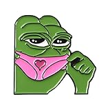 Stil: TRENDY Cartoon Pepe Der Frosch Meme Emaille Pins Shooting Pyramid Denken Trinken 11 Stile Tier Brosche Abzeichen Schmuck Geschenk Für Freunde